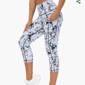 Marble Yoga Pants